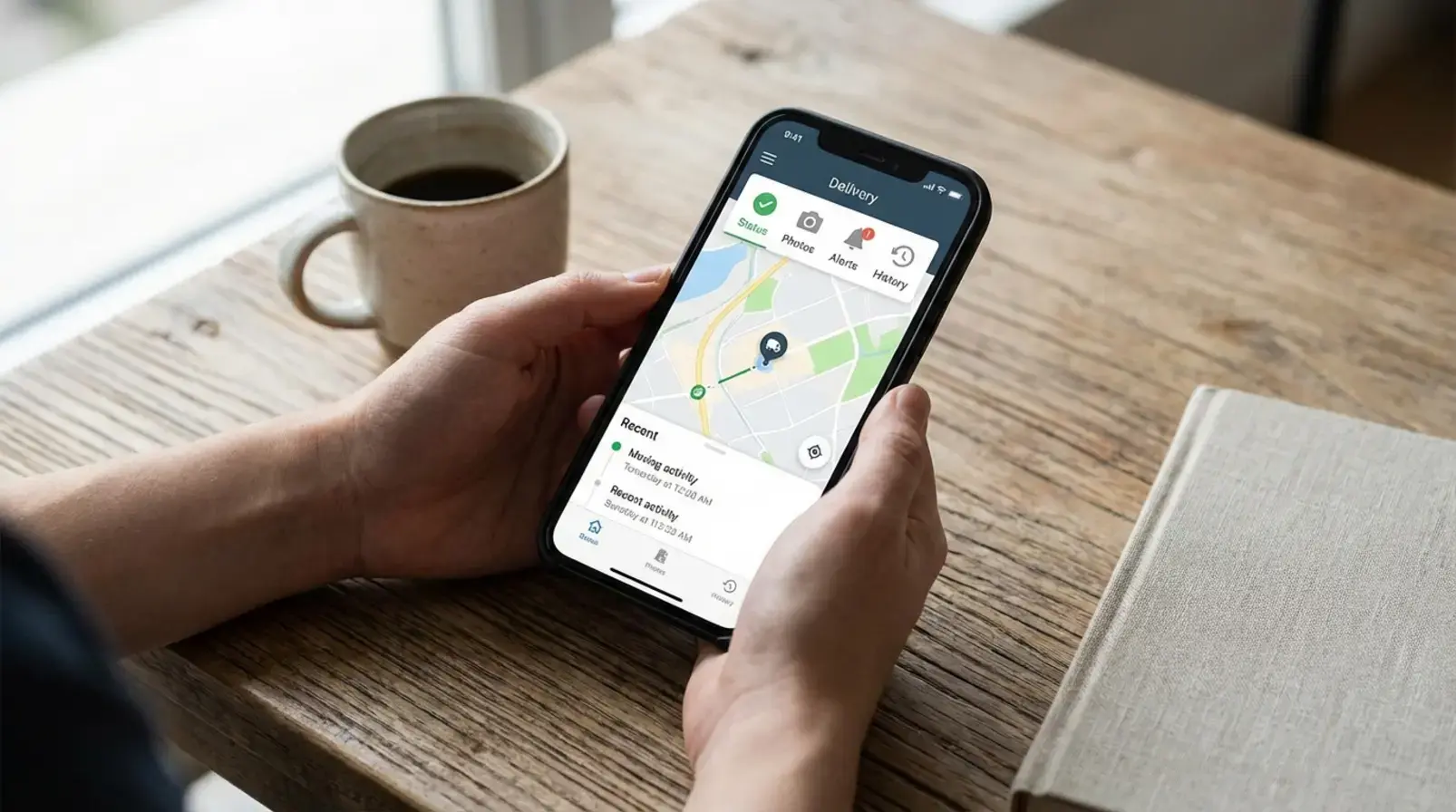 Tableau de bord d'application de ménage Airbnb avec preuves photo, statuts de mission et suivi qualité