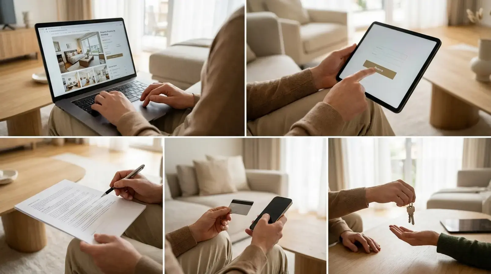 Remise de clés et inventaire pour une location meublée en bail mobilité