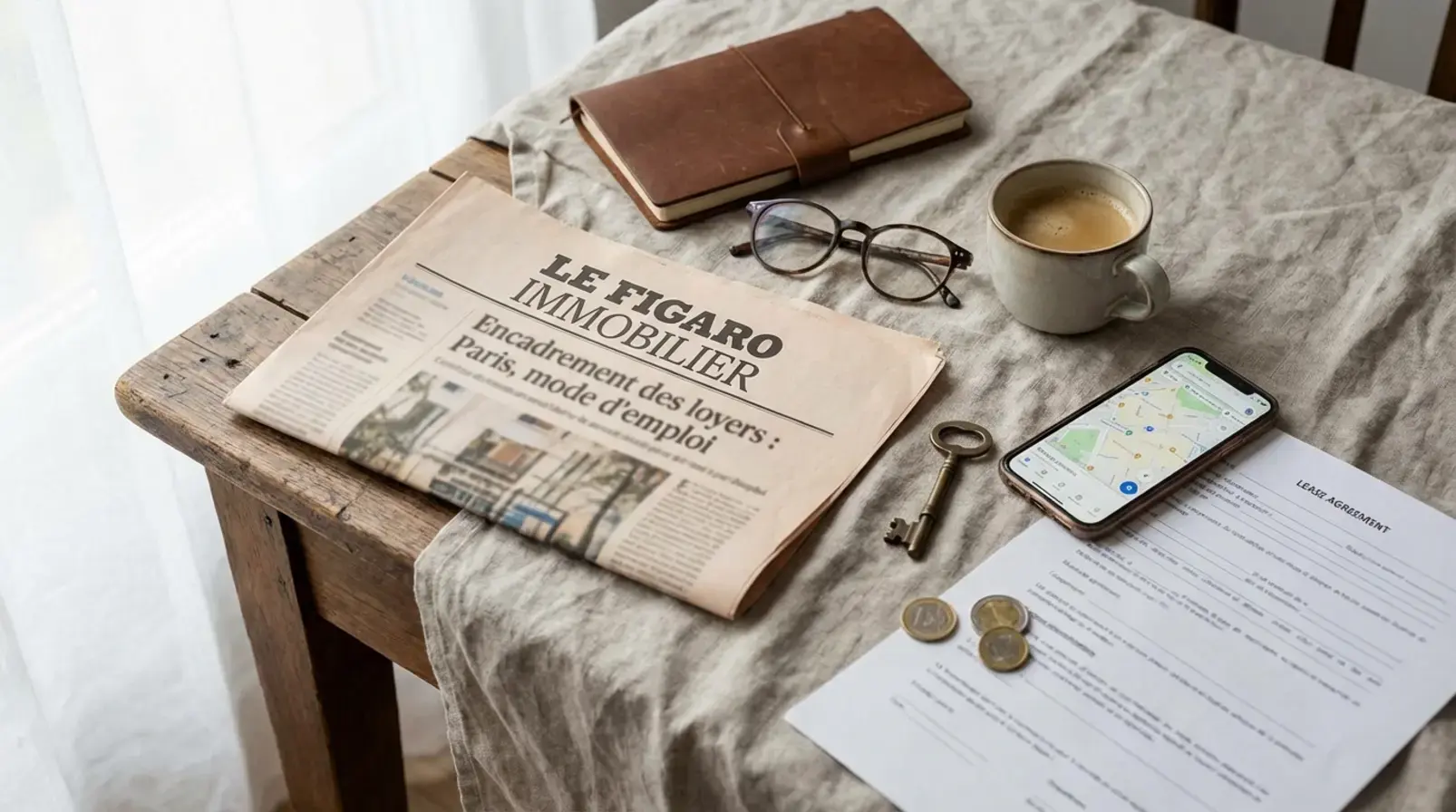 Vérification de l’encadrement des loyers à Paris avec tableau de calcul et documents